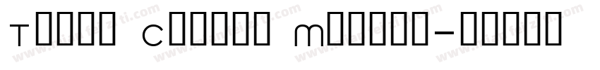 Tinta Coated Medium字体转换
